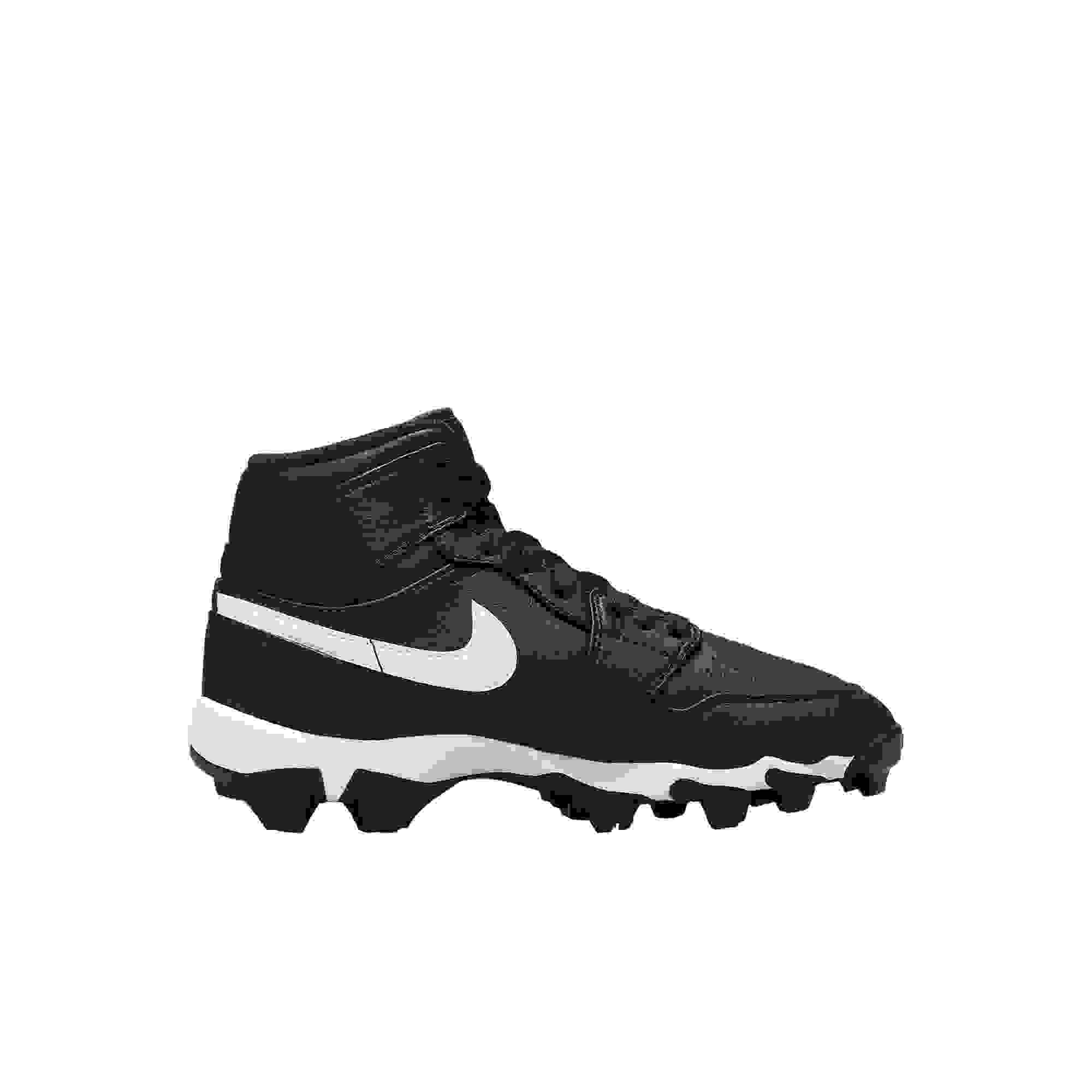 Jordan 1 Mid Preschool Boys' "Black/White" Football Cleat